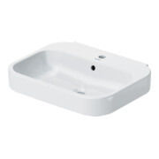 Duravit Lavabo Happy D.2 60x47,5 cm, blanc, m HL, ÜL, plan vasque avec trou robinet-2