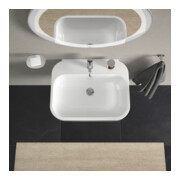 Duravit Lavabo Happy D.2 60x47,5 cm, blanc, m HL, ÜL, plan vasque avec trou robinet-4