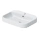 Duravit Lavabo Happy D.2 65x49,5 cm, blanc, avec trop-plein, 1 trou robinet
