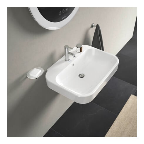 Duravit Lavabo Happy D.2 65x49,5 cm, blanc, avec trop-plein, 1 trou robinet