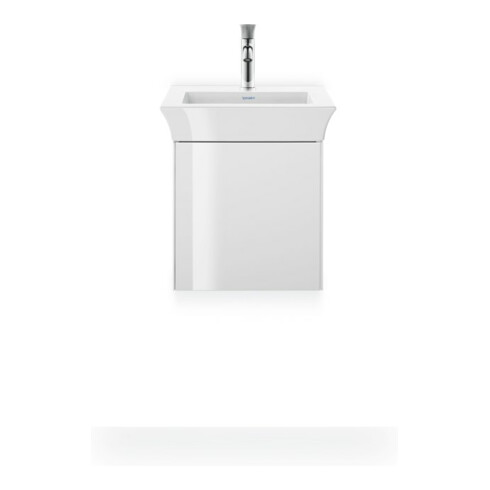 Duravit Lavabo meuble White Tulip 45x33 cm, sans trop-plein, avec robinetterie, blanc WG