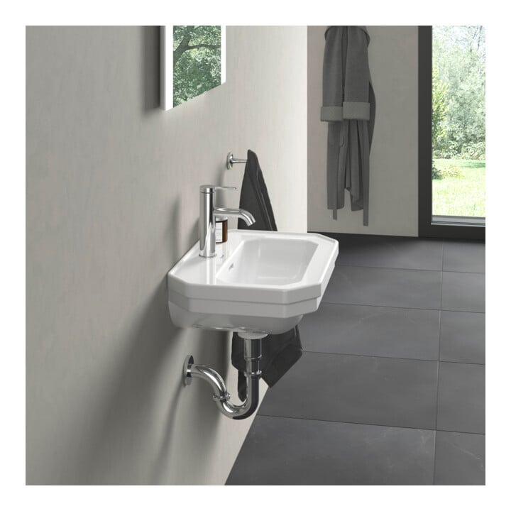 Duravit Lavabo mural 1930 50x36,5 cm, avec trop-plein, avec trou de robinet, blanc