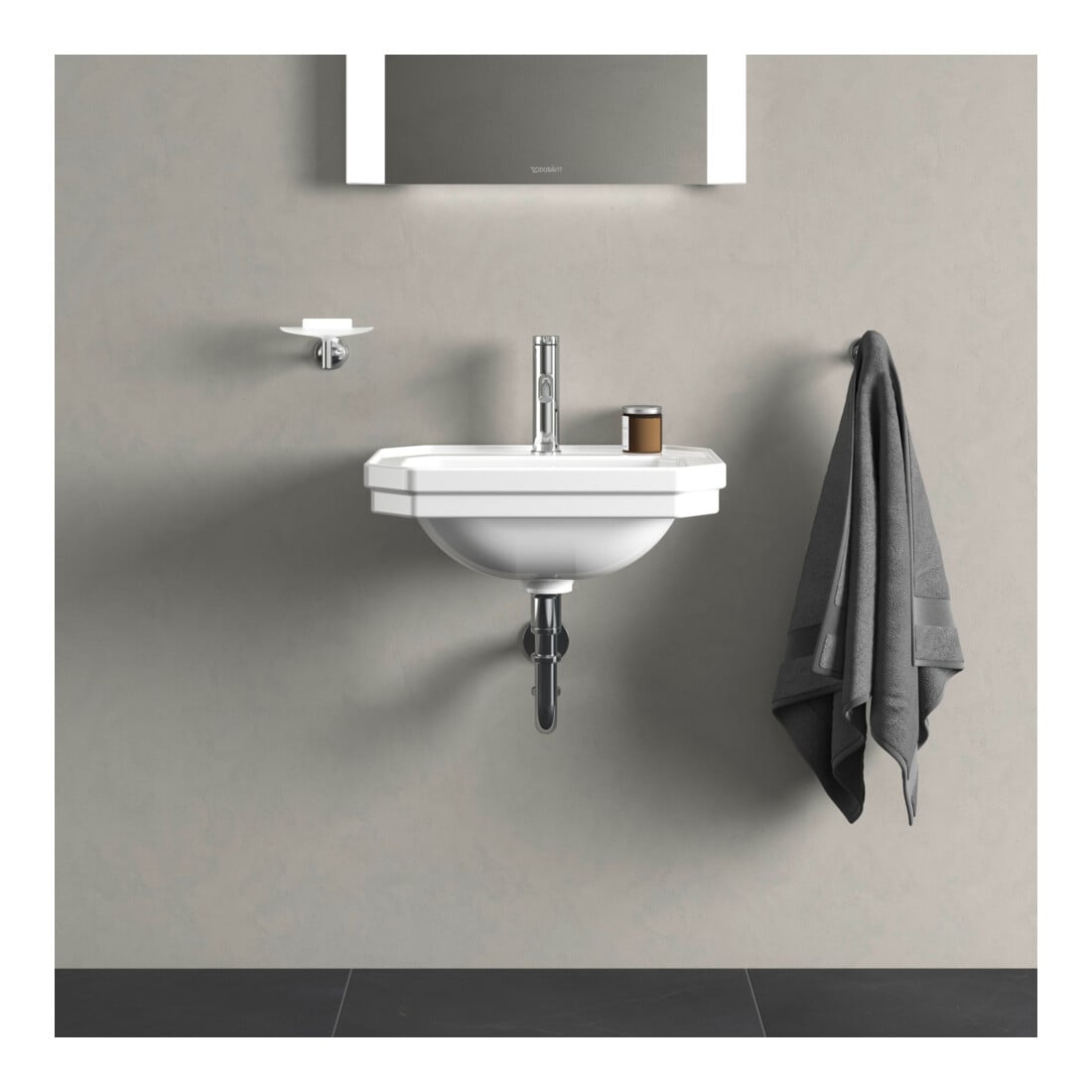 Duravit Lavabo mural 1930 50x36,5 cm, avec trop-plein, avec trou de robinet, blanc