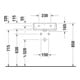 Duravit Lavabo mural brossé Vero Air 45x35 cm, avec trop-plein, blanc-4