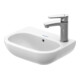Duravit Lavabo mural D-Code 36x27 cm, avec trop-plein, trou de robinet à droite, blanc-1