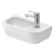 Duravit Lavabo mural D-Code 40x22 cm, avec robinetterie, trop-plein, blanc HygGlaze-1