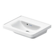 Duravit Lavabo mural D-Neo 50x40 cm, avec trop-plein, HLP, sans trou de robinet, blanc