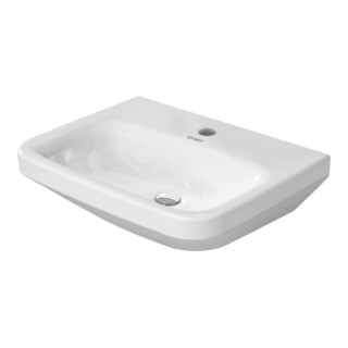 Duravit Lavabo mural DuraStyle 45x33,5 cm, avec trou robinet, sans trop-plein, blanc