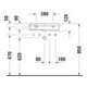 Duravit Lavabo mural DuraStyle 50x22 cm, sans trop-plein, avec trop-plein, trop-plein à droite, blanc