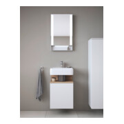 Duravit Lavabo mural Qatego 45x35 cm, avec robinetterie, trop-plein, trou de robinet, blanc brillant-2