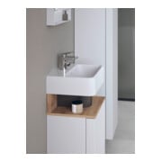 Duravit Lavabo mural Qatego 45x35 cm, avec robinetterie, trop-plein, trou de robinet, blanc brillant-4
