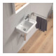 Duravit Lavabo mural Starck 3 40x26cm, EV droite, avec trop-plein, trou robinet, blanc