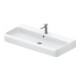 Duravit Lavabo Qatego 100x47 cm, blanc hgl, avec trou robinet, trou robinetterie-1
