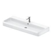 Duravit Lavabo Qatego 120x47 cm, avec trou robinet, blanc brillant