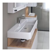 Duravit Lavabo Qatego 120x47 cm, avec trou robinet, blanc brillant-5