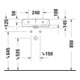 Duravit Lavabo Qatego 45x35 cm, sans trop-plein, avec trou de robinet, blanc brillant-5