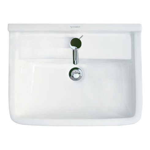 Duravit Lavabo Starck 3 55x43cm, blanc, m HL, ÜL, plan vasque avec trou de robinetterie