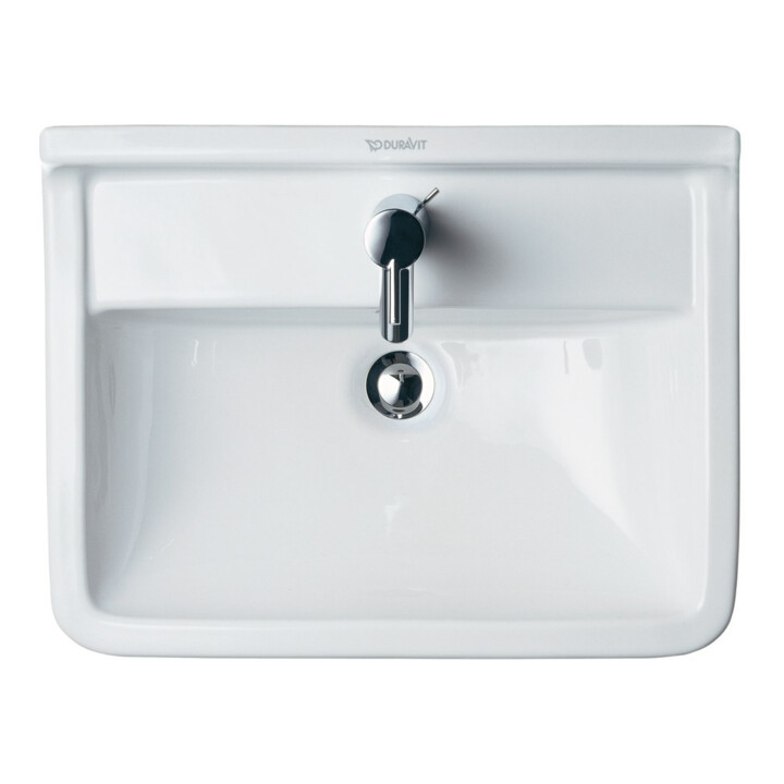 Duravit Lavabo Starck 3 55x43cm, blanc, m HL, ÜL, plan vasque avec trou de robinetterie