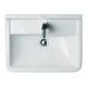 Duravit Lavabo Starck 3 55x43cm, blanc, m HL, ÜL, plan vasque avec trou de robinetterie