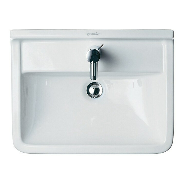 Duravit Lavabo Starck 3 55x43cm, blanc, m HL, ÜL, plan vasque avec trou de robinetterie