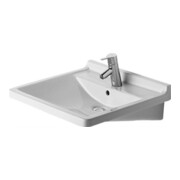 Duravit Lavabo Starck 3 Vital 60x54,5 cm, blanc, m HL, ÜL, HLB, accessible PMR-1