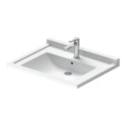Duravit Lavabo Starck 3 Vital 70x54,5 cm, blanc, m HL, ÜL, HLB, accessible PMR