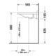 Duravit Lavabo Starck 3 Vital 70x54,5 cm, blanc, m HL, ÜL, HLB, accessible PMR-2