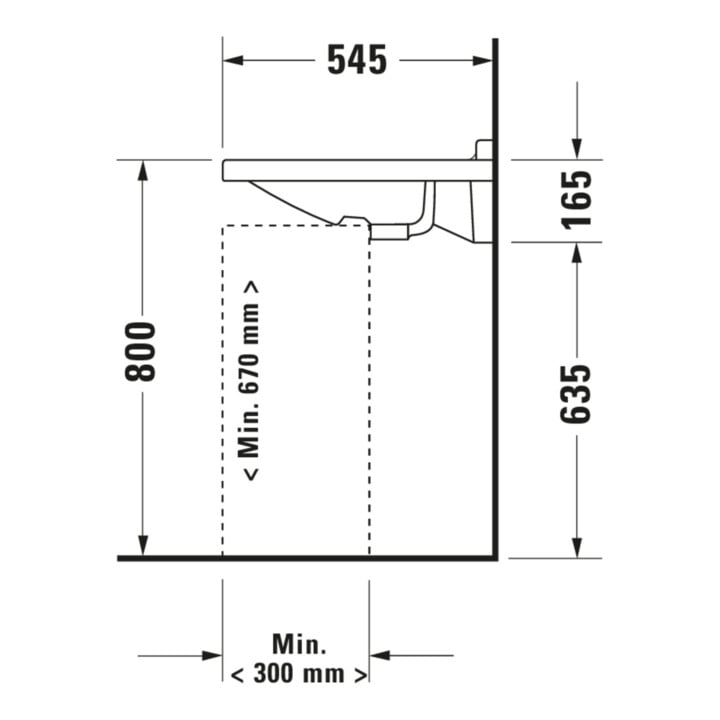 Duravit Lavabo Starck 3 Vital 70x54,5 cm, blanc, m HL, ÜL, HLB, accessible PMR