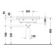 Duravit Lavabo Starck 3 Vital 70x54,5 cm, blanc, m HL, ÜL, HLB, accessible PMR-4