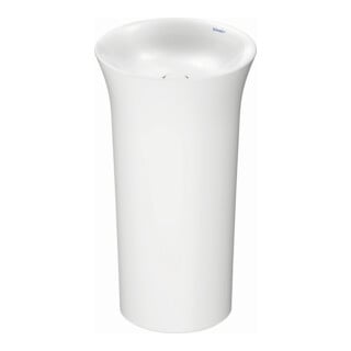 Duravit Lavabo White Tulip d 500 mm, libre, sans trop-plein, blanc