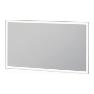 Duravit LED-Lichtspiegel Sensor weiß L-Cube 120x70x6cm, 32W, w m, Sen., Dimm., wandhängend