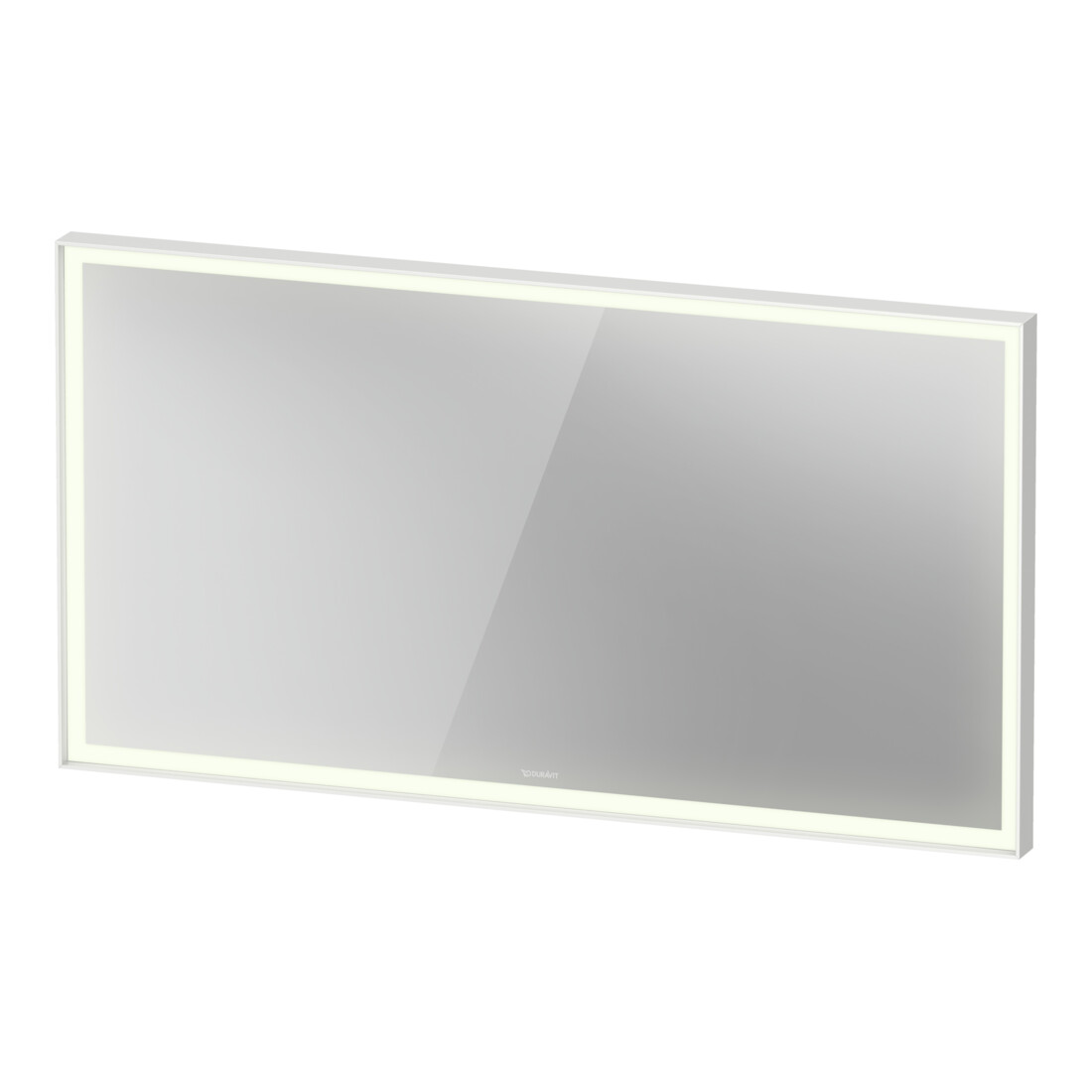 Duravit LED-Lichtspiegel Sensor weiß L-Cube 130x70x6cm, 36W, w m, Sen., Dimm., wandhängend