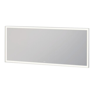 Duravit LED-Lichtspiegel Sensor weiß L-Cube 160x70x6cm, 41W, w m, Sen., Dimm., wandhängend