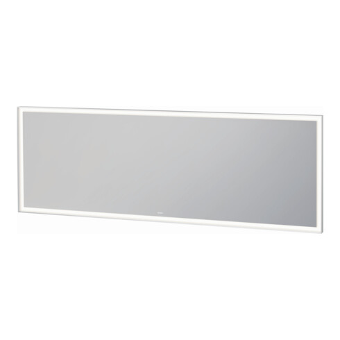 Duravit LED-Lichtspiegel Sensor weiß L-Cube 200x70x6cm, 48 W, gra m, Sen., Dimm., wd