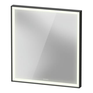 Duravit LED-Lichtspiegel Sensor weiß L-Cube 65x70x6,7cm, 23W, gra m, Sen., Dimm., wd