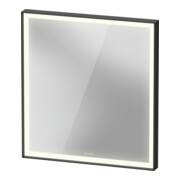 Duravit LED-Lichtspiegel Sensor weiß L-Cube 65x70x6,7cm, 23W, gra m, Sen., Dimm., wd