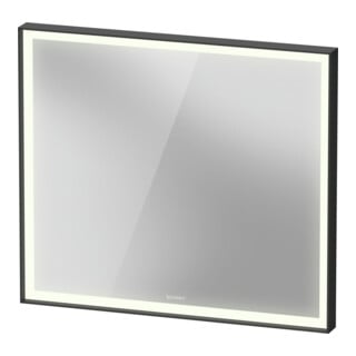 Duravit LED-Lichtspiegel Sensor weiß L-Cube 80x70x6,7cm, 24W, gra m, Sen., Dimm., wd
