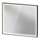Duravit LED-Lichtspiegel Sensor weiß L-Cube 80x70x6,7cm, 24W, gra m, Sen., Dimm., wd-1