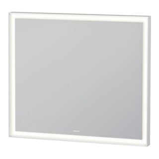 Duravit LED-Lichtspiegel Sensor weiß L-Cube 80x70x6,7cm, 24W, w m, Sen., Dimm., wd