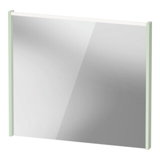 Duravit LED Miroir D-Code 2.0 80x70x5 cm, 6 W, vert ma, éclairage haut