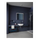 Duravit LED Miroir D-Code 2.0 80x70x5cm, 6 W, blanc mat, zone lumineuse en haut