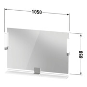 Duravit LED-Spiegel 9 W Sivida 105x65x3,6cm, E Ma., Leu., au, stl, G sw-4