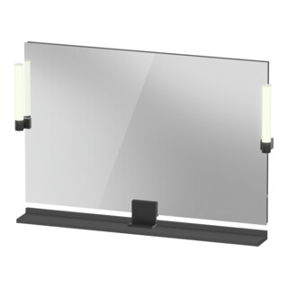 Duravit LED-Spiegel 9 W Sivida 105x65x3,6cm, gra m, Leu., au, stl, G sw