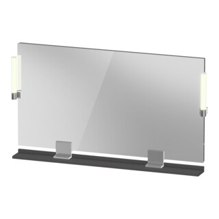 Duravit LED-Spiegel 9 W Sivida 125x65x3,6mm, gra m, Leu., au, stl, G c