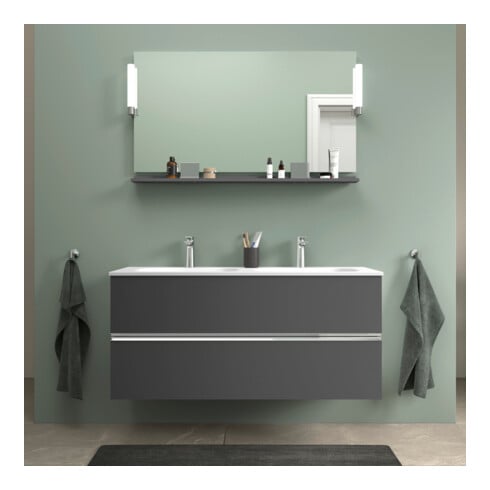 Duravit LED-Spiegel 9 W Sivida 125x65x3,6mm, gra m, Leu., au, stl, G c