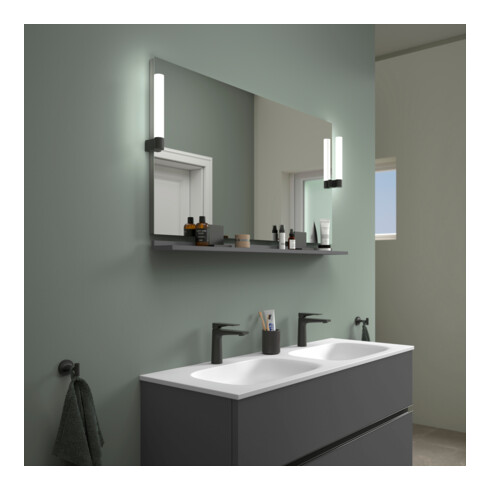 Duravit LED-Spiegel 9 W Sivida 125x65x3,6mm, gra m, Leu., au, stl, G sw