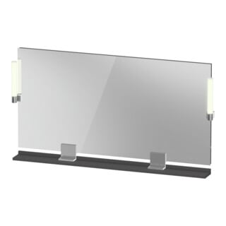 Duravit LED-Spiegel 9 W Sivida 133x65x3,6mm, gra m, Leu., au, stl, G c