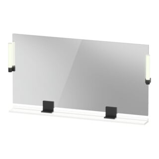 Duravit LED-Spiegel 9 W Sivida 133x65x3,6mm, w m, Leu., au, stl, Gr. sw