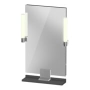 Duravit LED-Spiegel 9 W Sivida 45x65x3,6cm, gra m, Leu., au, stl, G chr