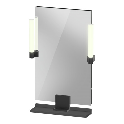 Duravit LED-Spiegel 9 W Sivida 45x65x3,6cm, gra m, Leu., au, stl, G sw